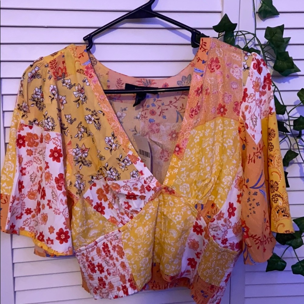 Multi colored brand new blouse